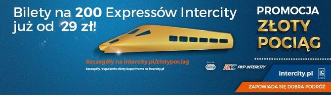 Złoty pociąg – promocja PKP Intercity